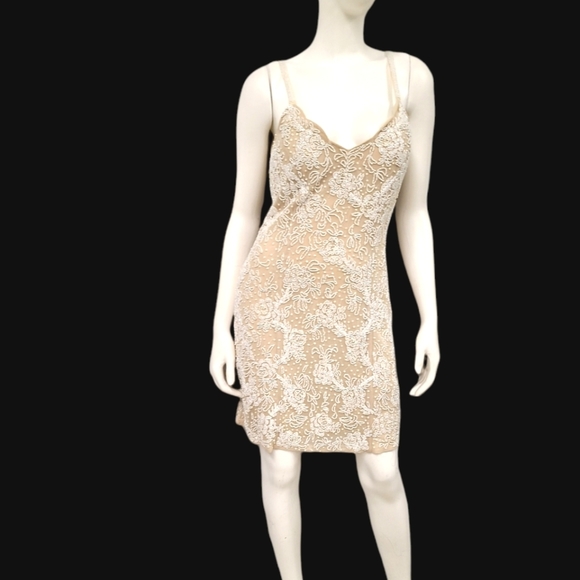 JOVANI Off White Hand Beaded Dress size 12 FREE SHIPPING - Picture 5 of 8